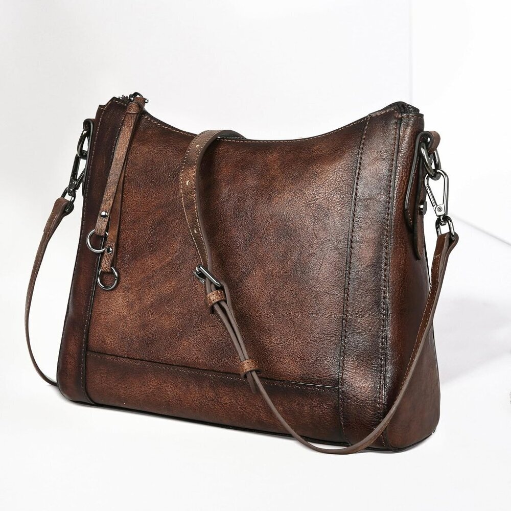 Women Coffee Genuine leather Imported Purses Handbag Crossbody Bags - Picture 7 of 7